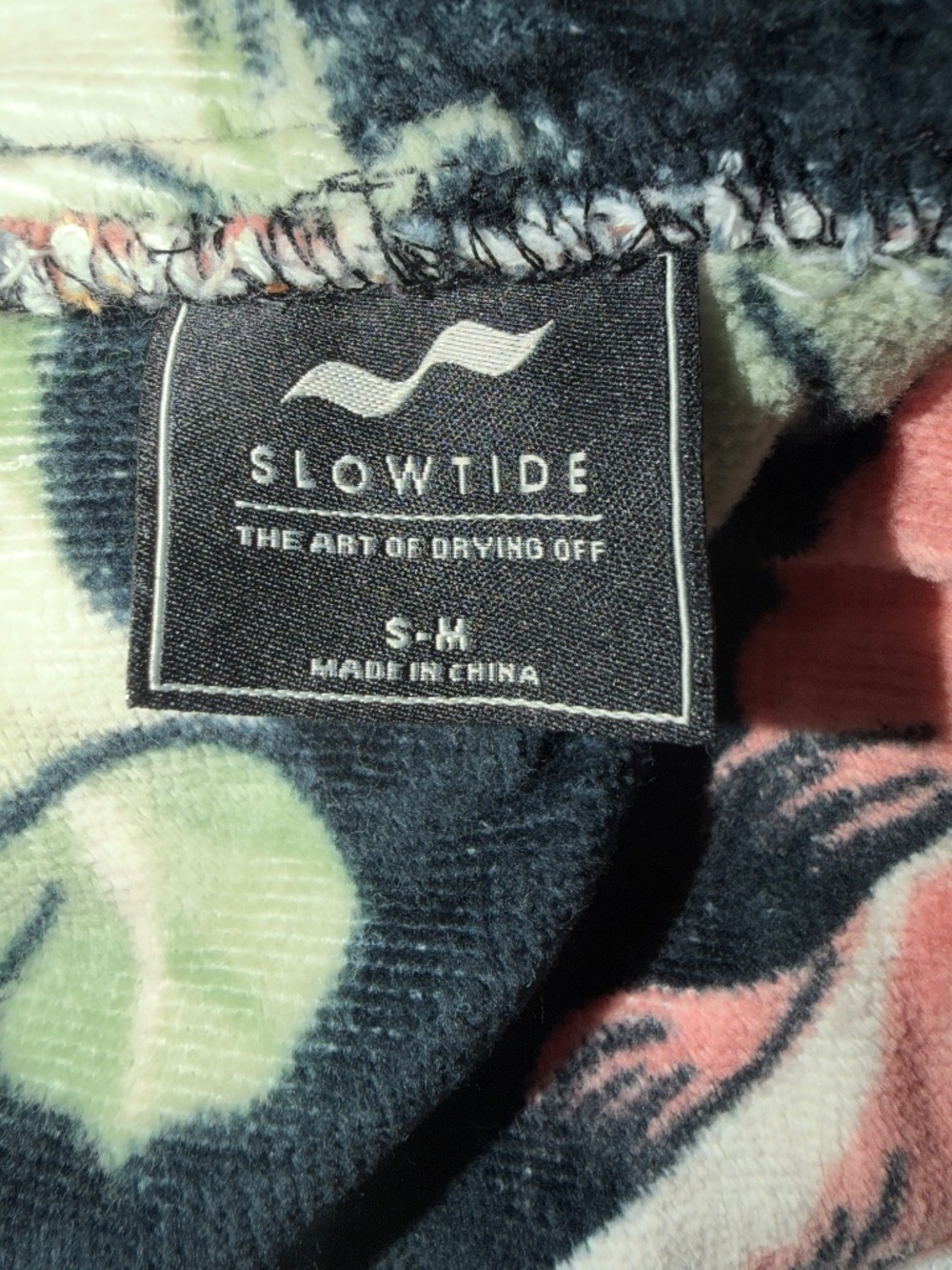 Slowtide Hooded Changing Poncho Towel Makai S-M - Picture 3 of 3